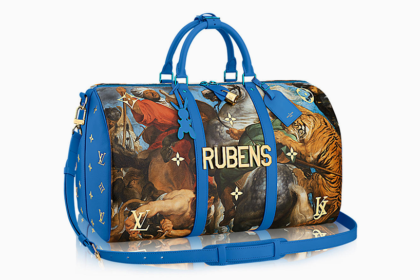 jeff koons X louis vuitton: masterpieces meet metallic monograms, leather and gold