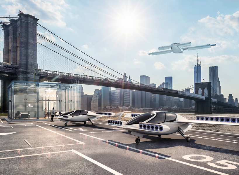 lilium electric aircraft designboom
