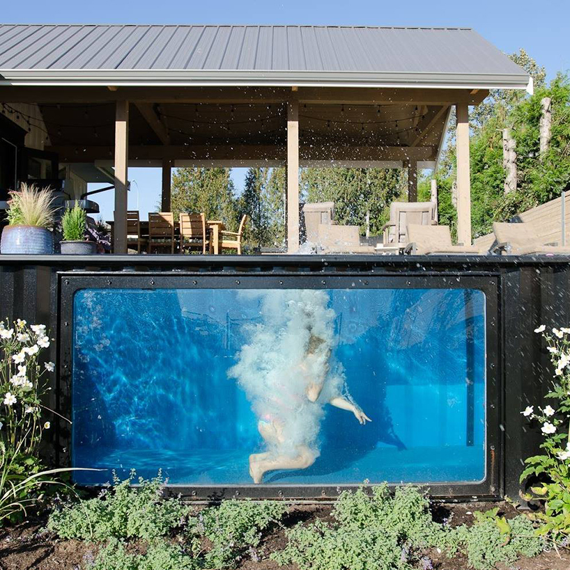 take a dip in modpools' shipping container swimming pool