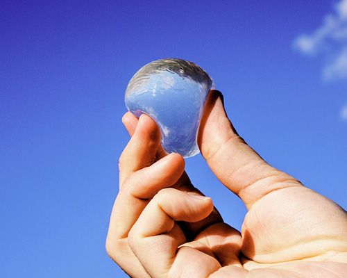the ooho! edible water bubble gets set to replace plastic bottles