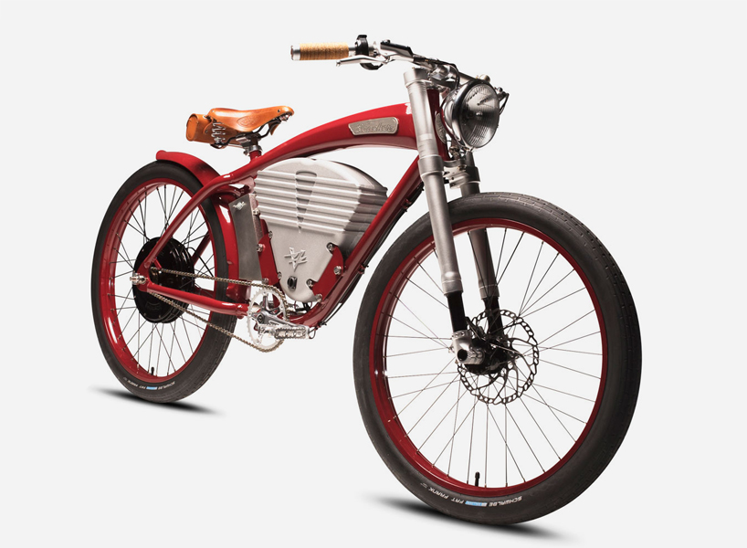 vintage electric tracker bicycle fuses modern luxury with