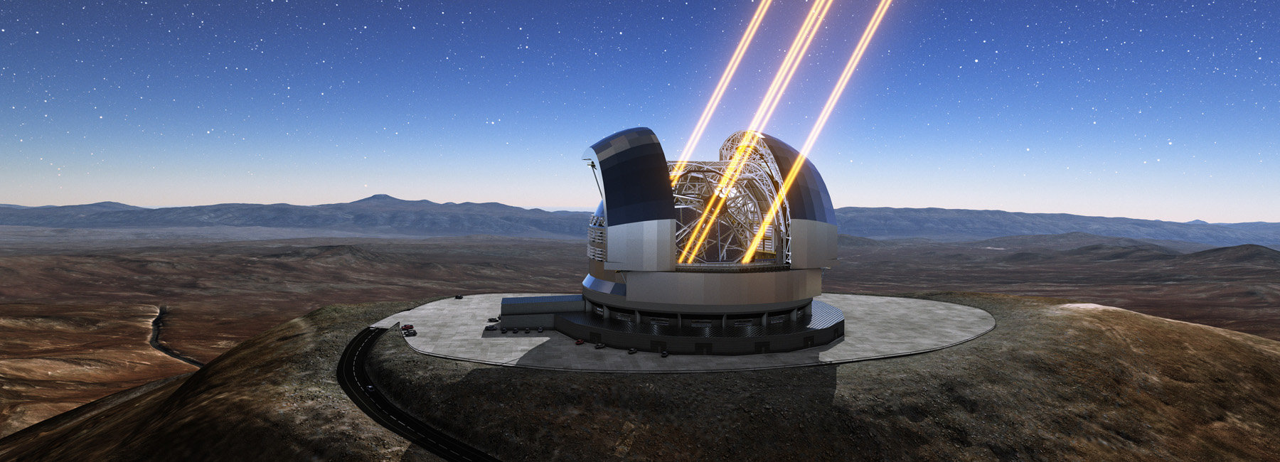 construction begins on extremely large telescope in atacama desert