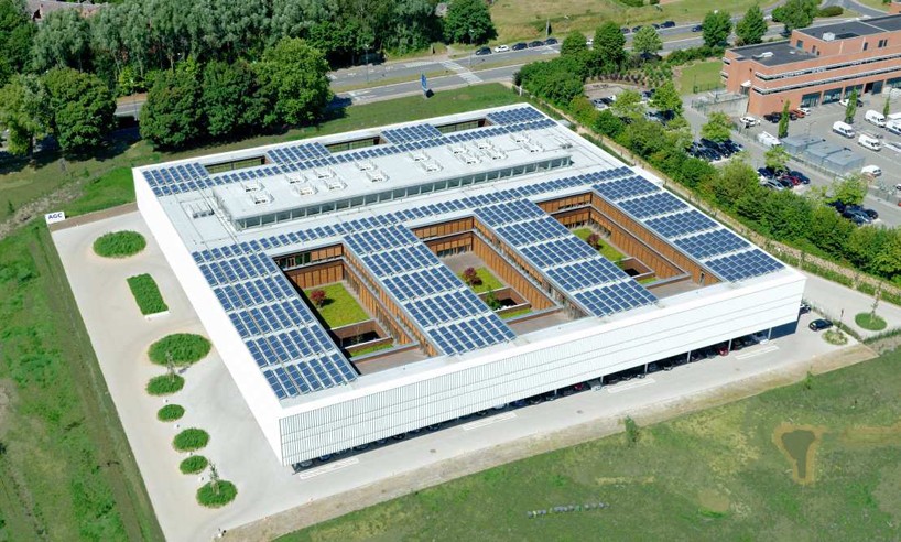 samyn and partners AGC head office belgium designboom 