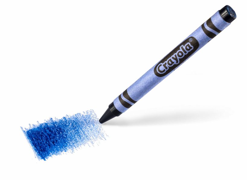 crayola blue crayon designboom 02