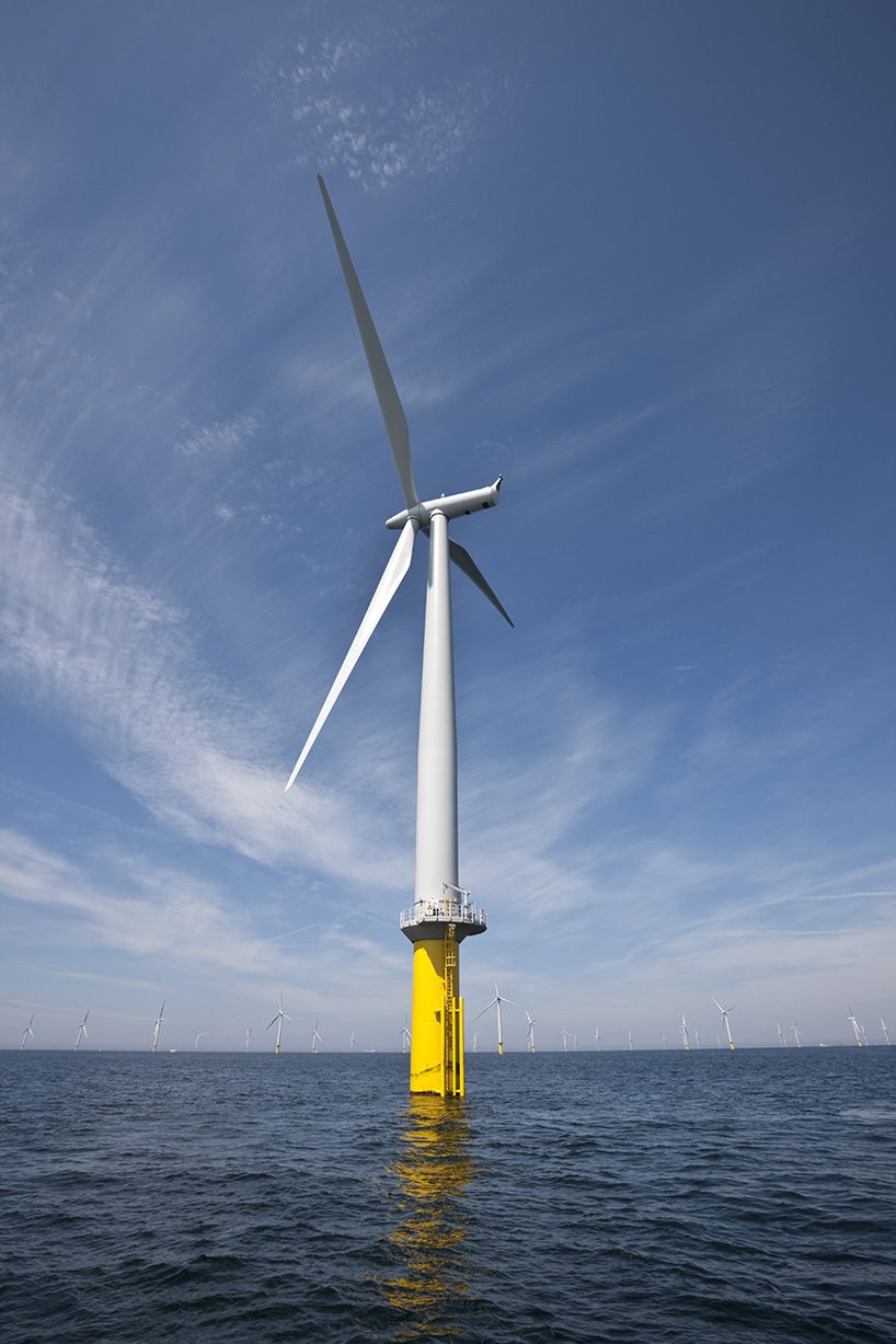 world s largest wind turbines start spinning off the UK coast