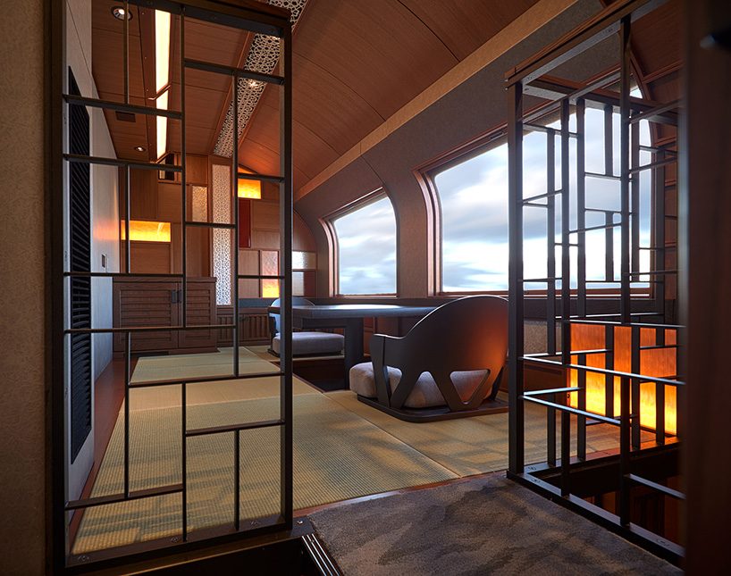 japan’s ferrari-designed luxury sleeper train takes its maiden voyage - 7
