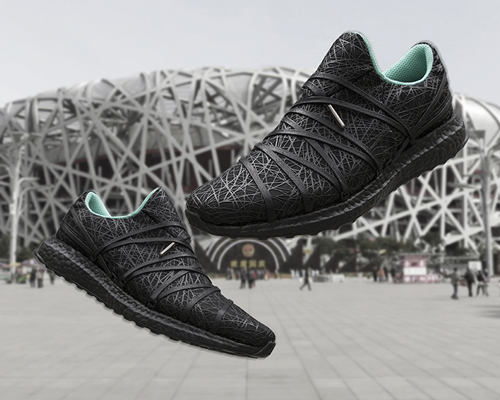 adidas ultraboost envisioned by KXIV as beijing's bird's nest stadium