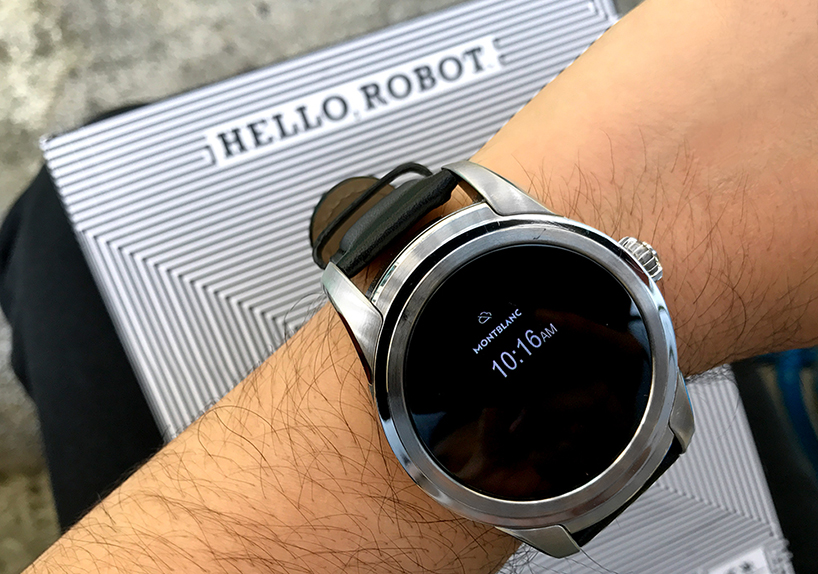 montblanc summit smartwatch designboom