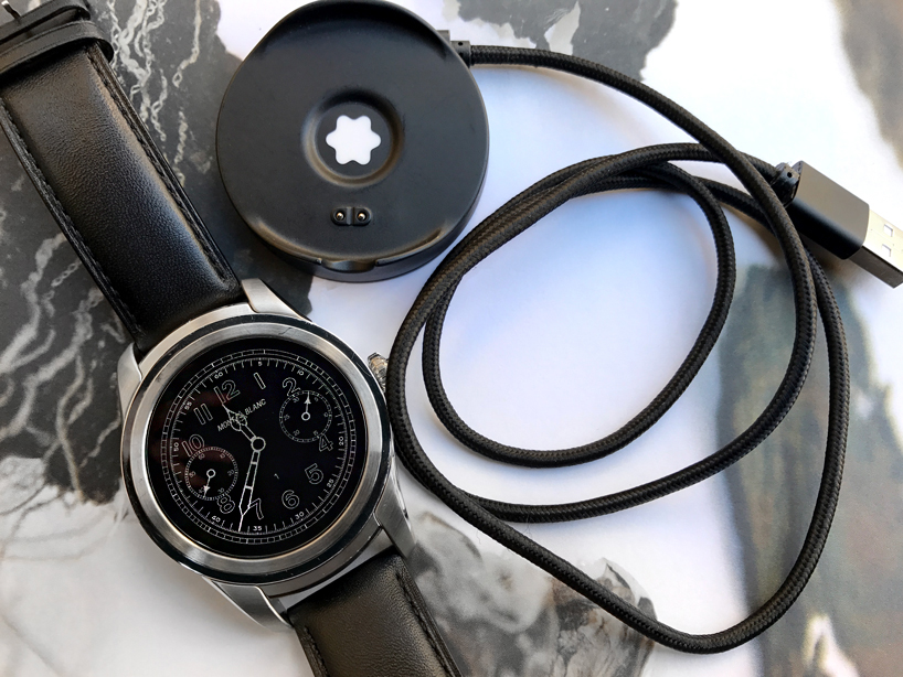 montblanc summit smartwatch designboom