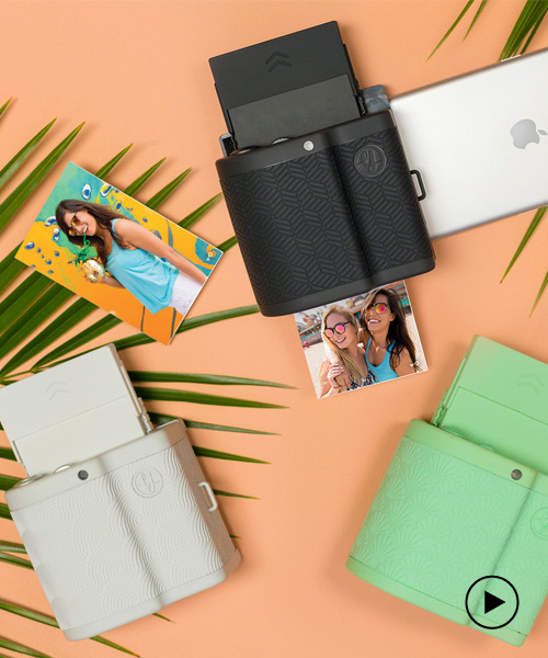 the prynt pocket transforms your iphone into a mini polaroid camera