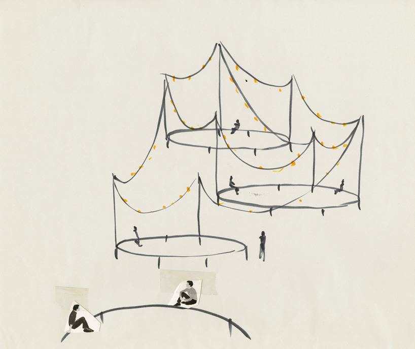 ronan erwan bouroullec oui sitting rings denmark designboom