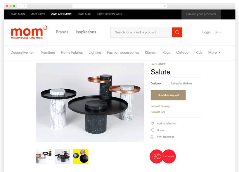 MOM MAISON OBJET sebastian herkner