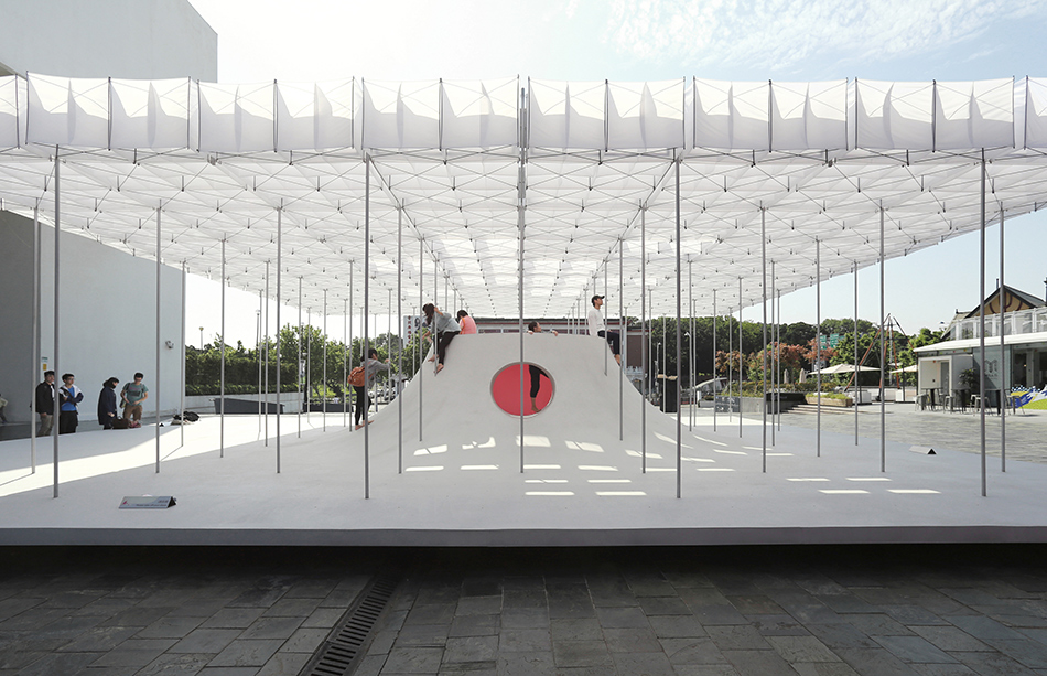 Forbyde Due Ødelægge shen ting tseng architects designs 'floating' pavilion in taipei