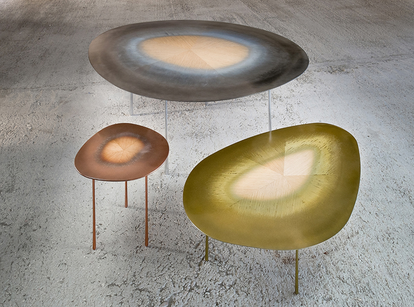 uufie echo table toscari matter of stuff milan design week 2017 designboom