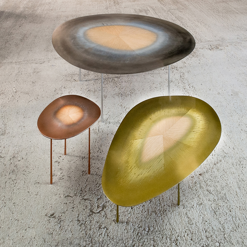 uufie echo table toscari matter of stuff milan design week 2017 designboom