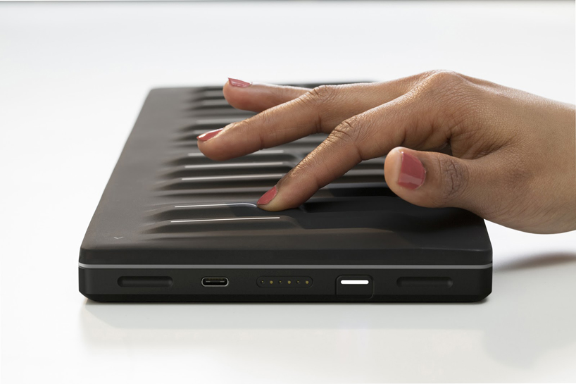 roli's seaboard block remodels the keyboard into a mobile studio