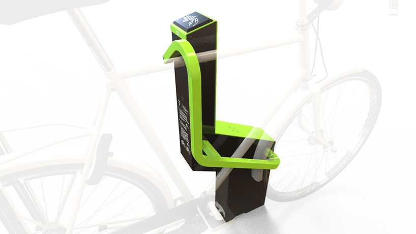 bikeep smart bike rack syncs with your phone to lock your bicycle safely