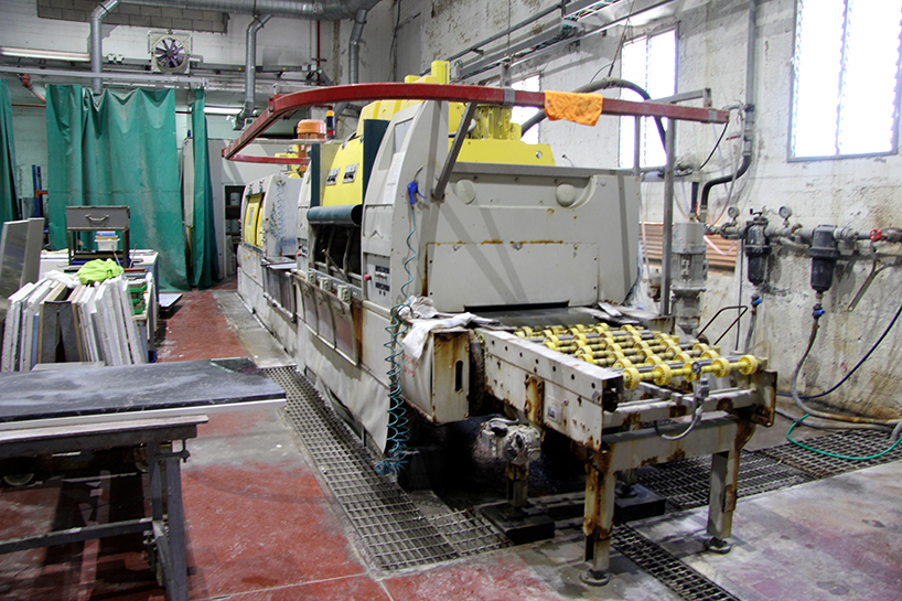 caesarstone factory visit designboom