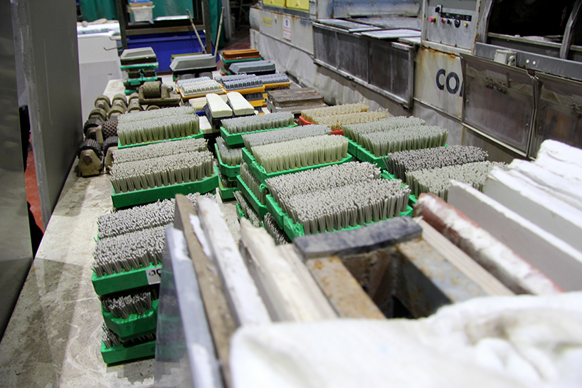 caesarstone factory visit designboom