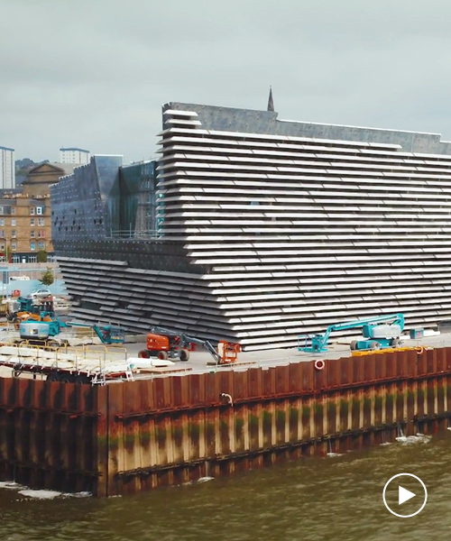 Kengo Kuma Designed Va Dundee Building Takes Shape In Scotland