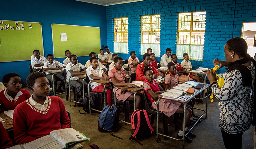 little sun + santa shoebox project bring solar light to students in rural south africa designboom