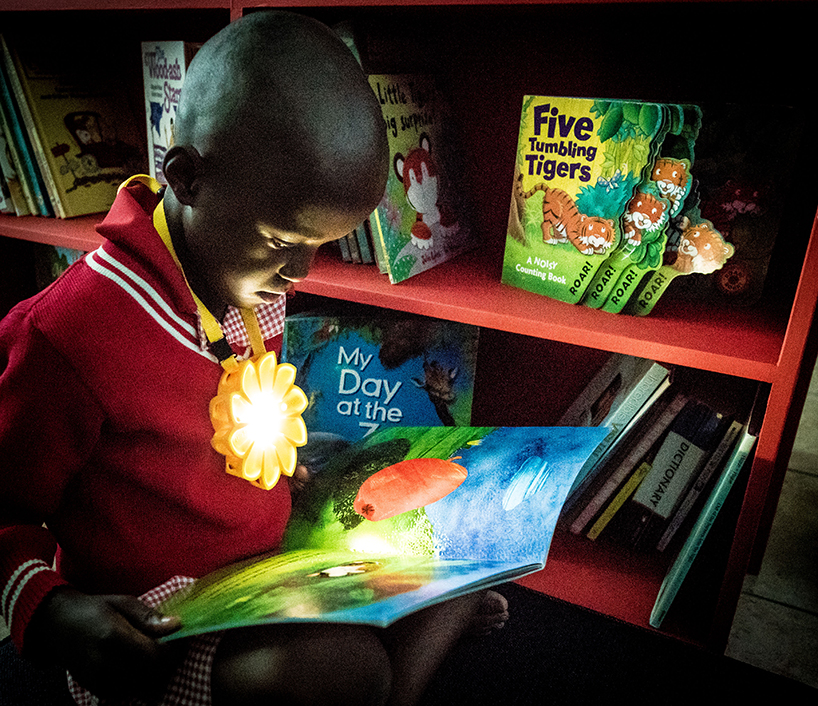 little sun + santa shoebox project bring solar light to students in rural south africa designboom