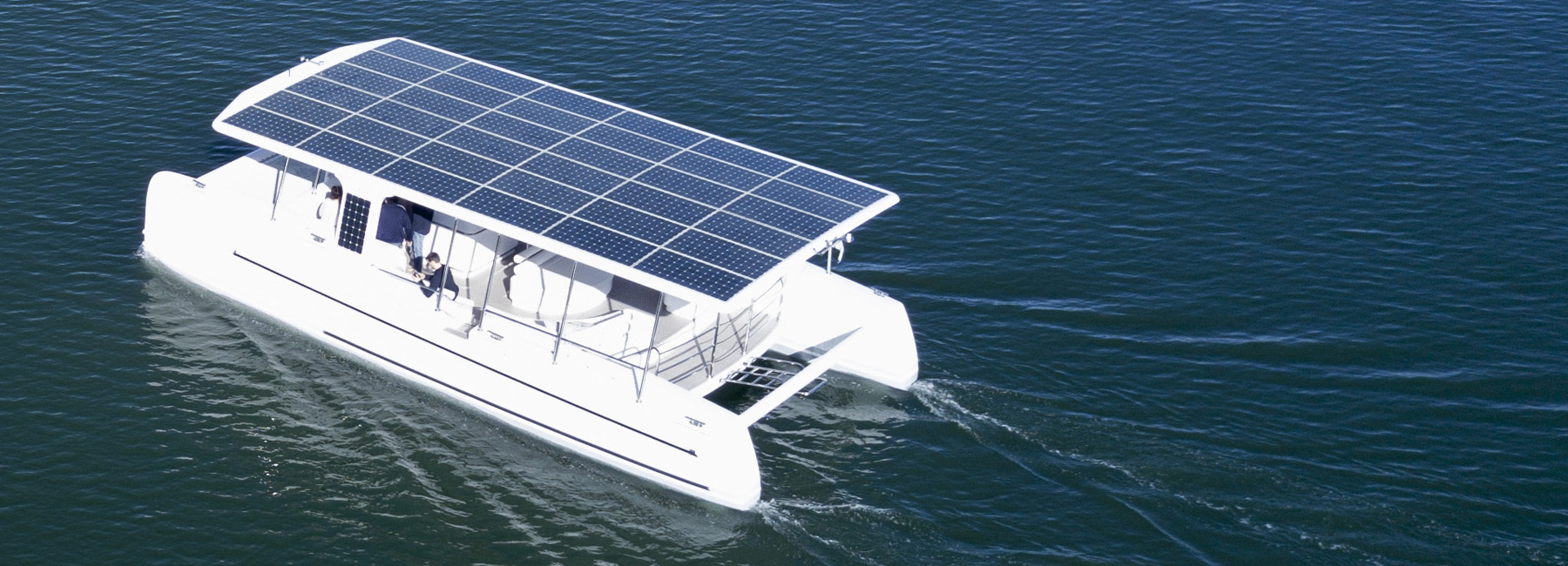 the soelcat 12 solar electric catamaran is like a floating tesla