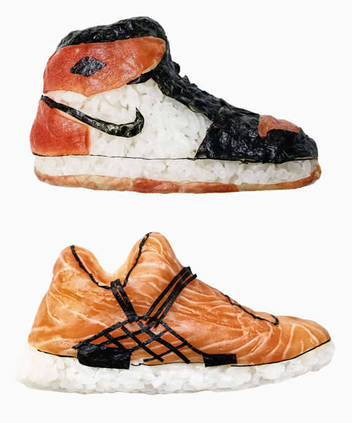 sushi sneakers are taking fish from food to footwear