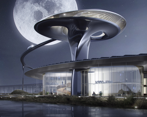 MAD architects reveals plans for faraday future's sci-fi-inspired california campus