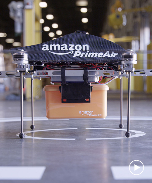 amazon drone delivery and patented visions for future warehouses