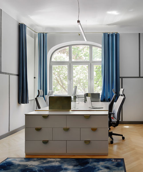 Beza Interiors Revamps Hand Made S Office Using Trademark