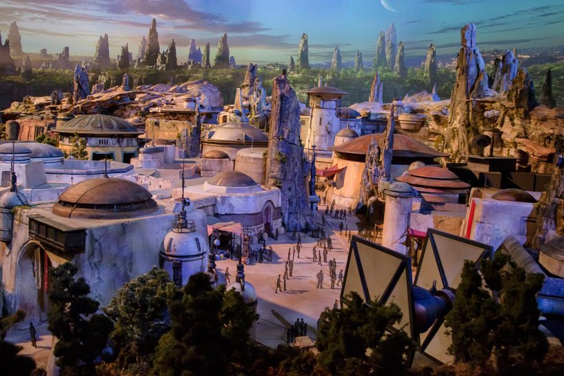 Star Wars example #48: disney unveils model of star wars theme park which is set to open in 2019
