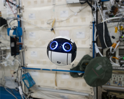japan's space agency adora-ball, zero-gravity drone floats round ISS