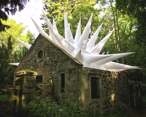 steve messam sets inflatable interventions across scotland's borders sculpture park