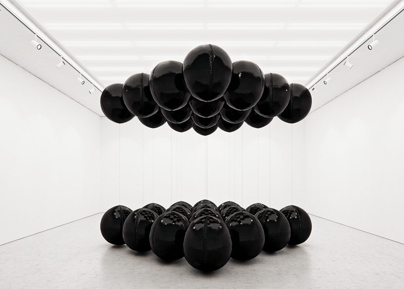 tadao cern black balloon installation designboom 02
