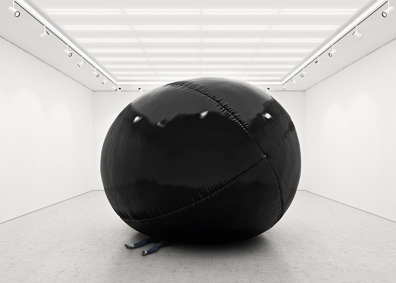 tadao cern black balloon installation designboom 04