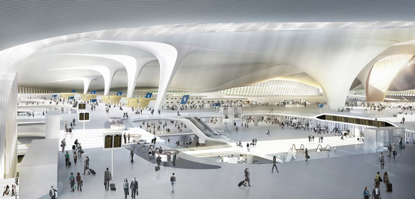 zaha hadid architects beijing new airport terminal