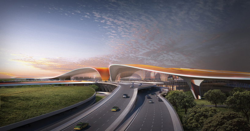 zaha hadid architects beijing new airport terminal
