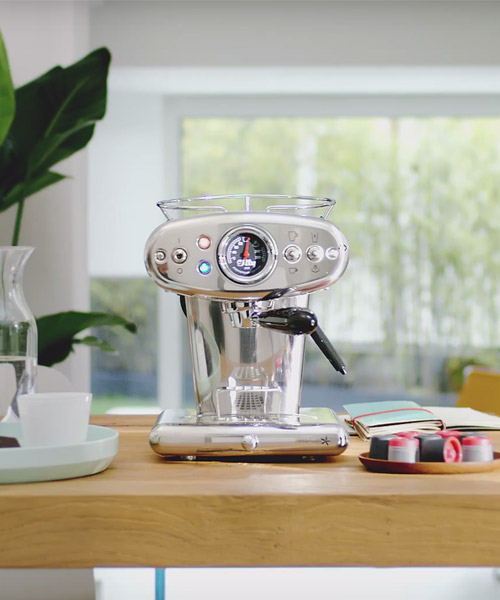 luca trazzi updates illy X1 espresso machine for anniversary edition