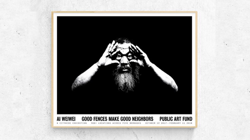 ai weiwei good fences make good neighbors new york city designboom