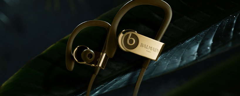 beats by dre balmain designboom