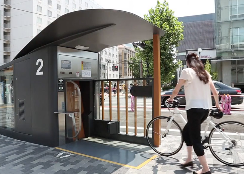 ECO cycle, an automated underground parking for bicycles