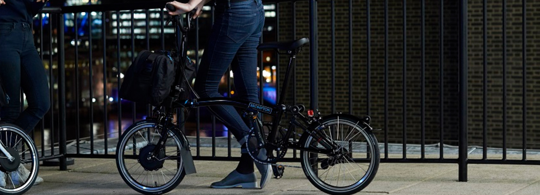 brompton electric bicycle fuses foldingability with portable battery
