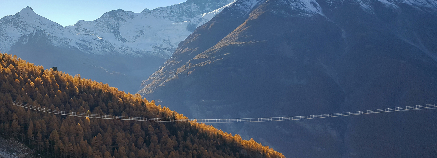 world's longest pedestrian suspension bridge opens in switzerland