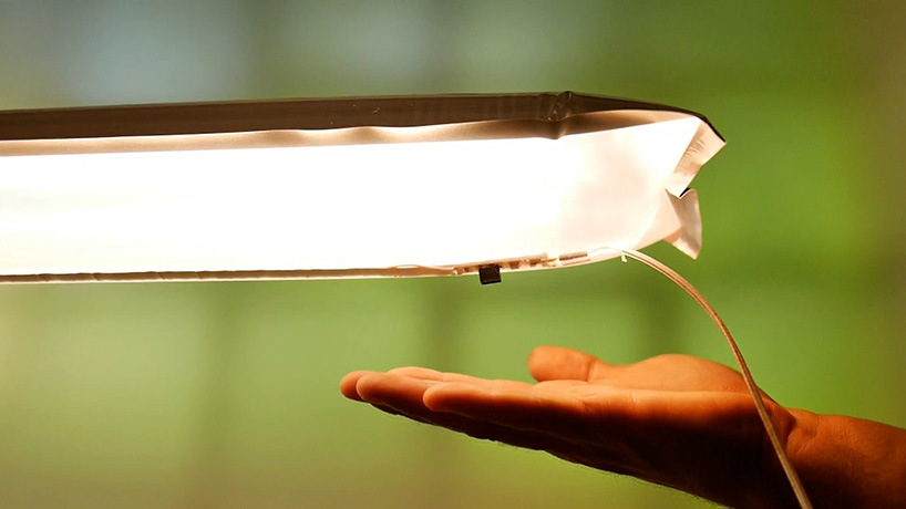 ingo maurer inflatable lamp blow me up video