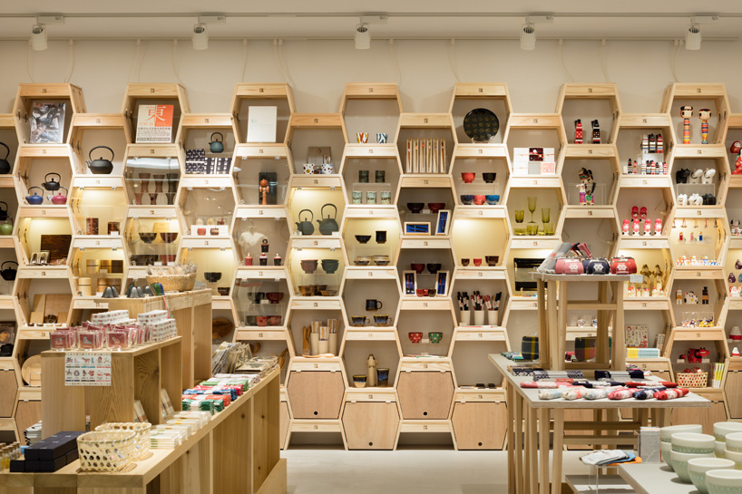 tohoku standard store in japan  experiments with wooden units