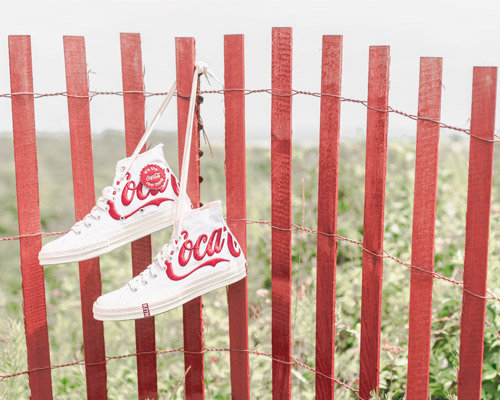 KITH x coca-cola x converse limited to 1,000 white denim versions