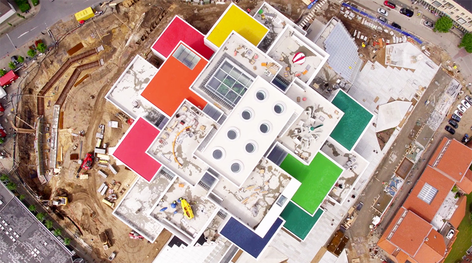 rolle importere faktor LEGO releases drone video showing its BIG-designed venue