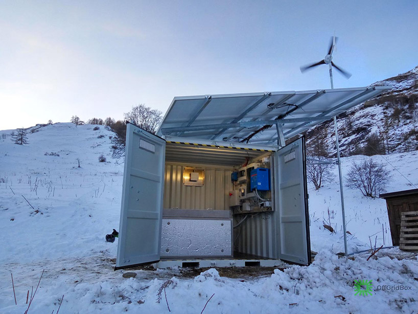 off grid box brings clean water and power to all designboom