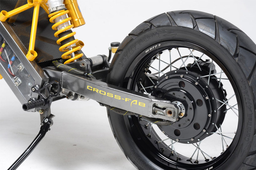 exodyne electric motorcycle fuses battery power with home ...